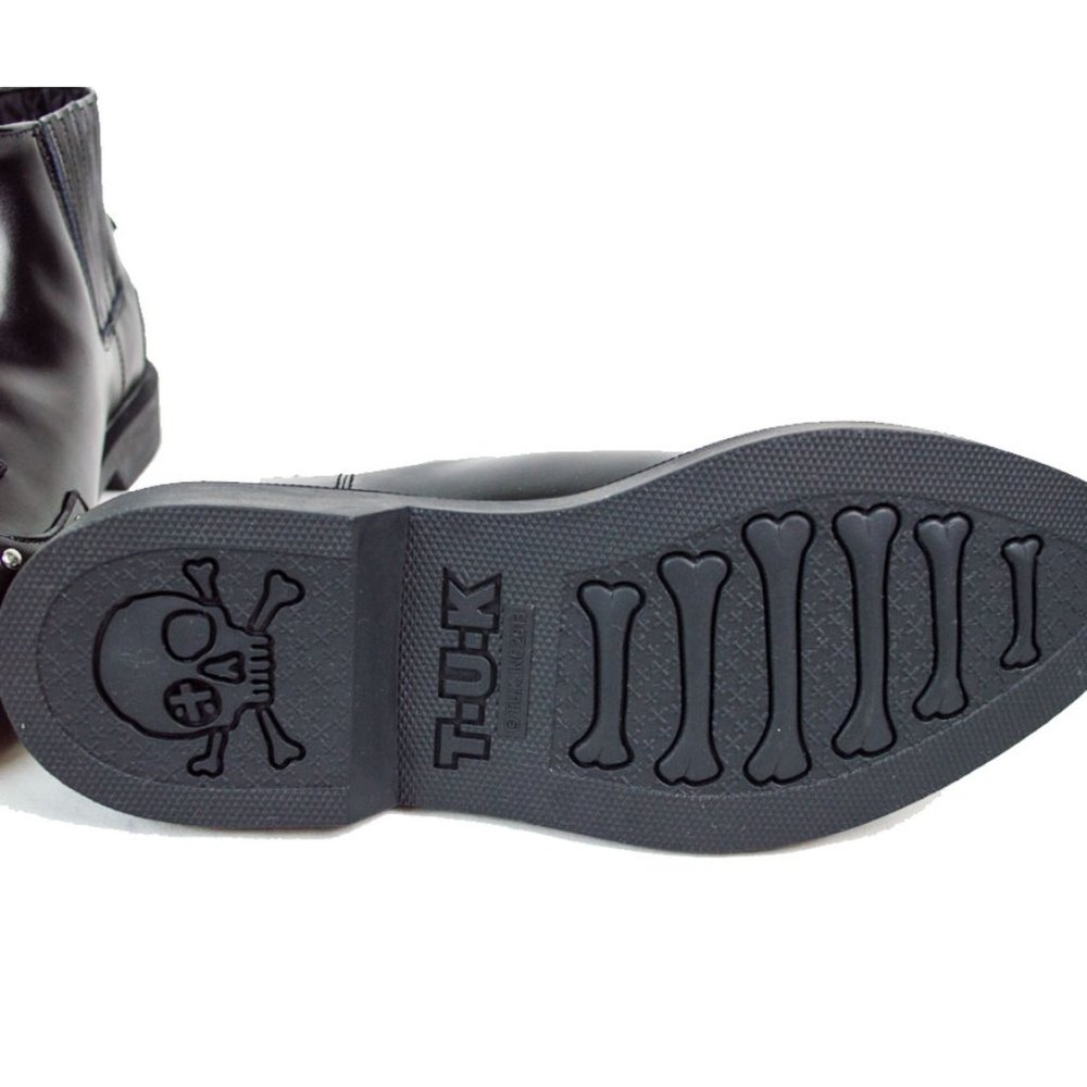 TUK Black Studded Jam Bootie Shoe - Picture 9 of 12